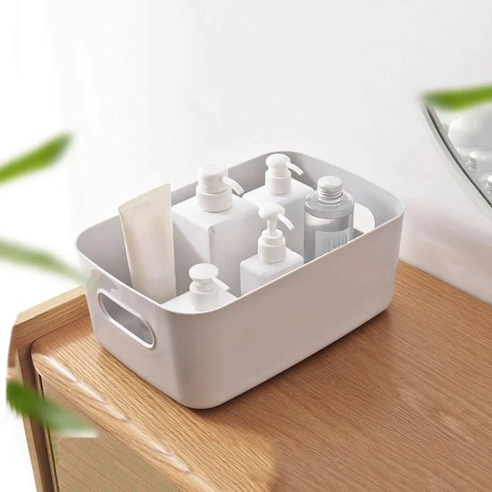 3 Size Kitchen Desk Snack Cosmetic Basket Drawers Multi-functional Plastic Storage box for Home