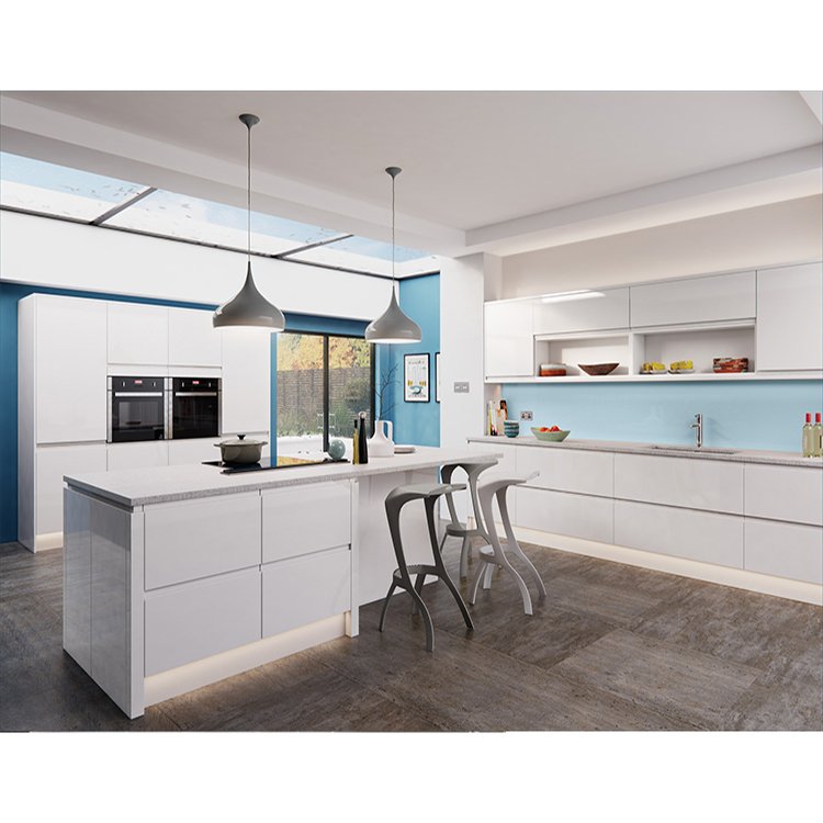 Modern aluminum honeycomb cabinet ready made full aluminium profile composite panel modular kitchen cabinets design