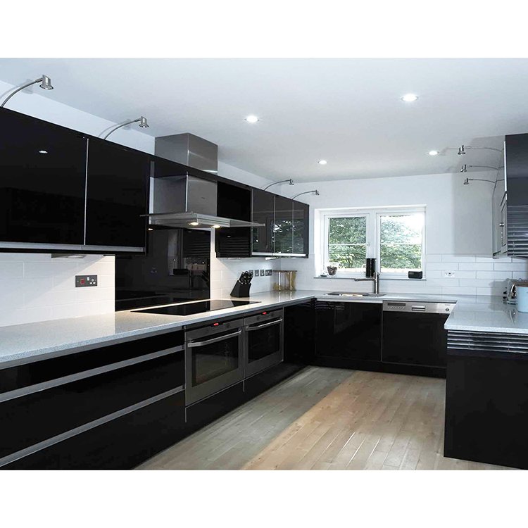 Modern aluminum honeycomb cabinet ready made full aluminium profile composite panel modular kitchen cabinets design