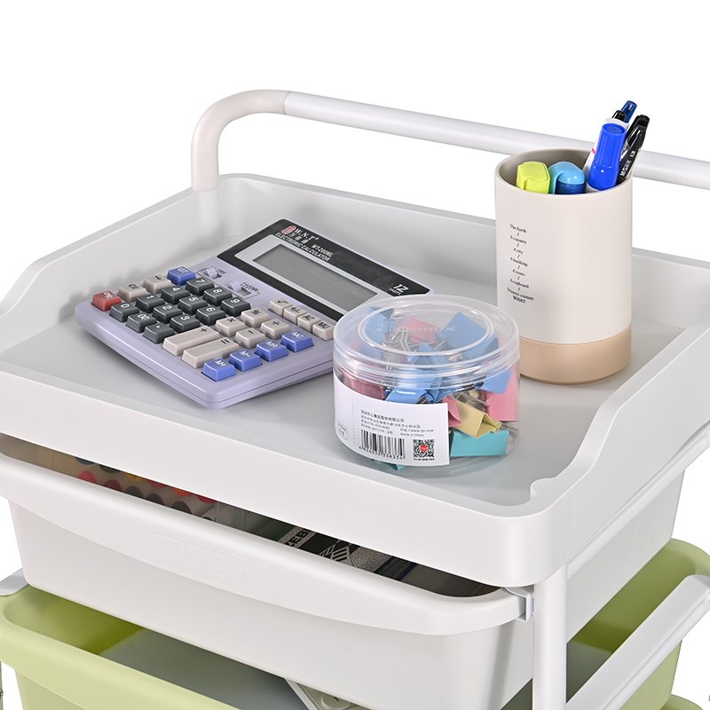 5 Tier Plastic Drawers Storage Cart Multipurpose Rolling Utility Cart Art Organizer Cart For Classroom Bedroom Office Bathroom