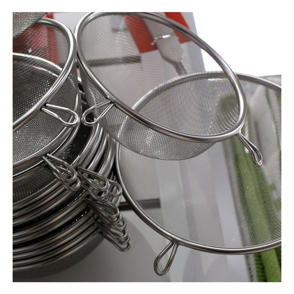 Stainless steel kitchen drawer basket Wire woven sliding cabinet basket