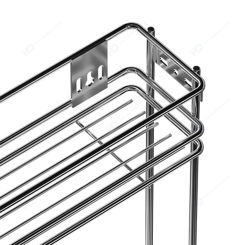Modern Drawer Basket Cabinet Narrow Side Side Basket Pull -Out Seasoning Basket pull down cabinets storage rack