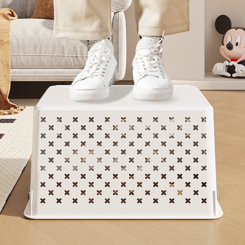 Home Storage Wholesale Custom Storage Organizer Boxes Hollow Breathable Plastic Portable Drawer Storage Baskets
