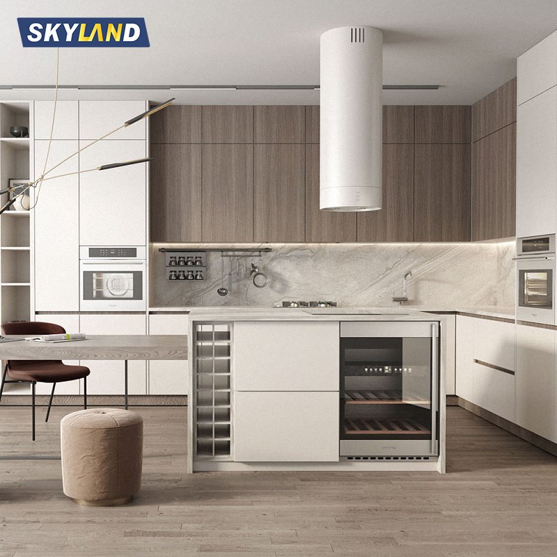 High Quality kitchen cabinet and vanities oak wood veneer kitchen cabinet design kitchen furniture