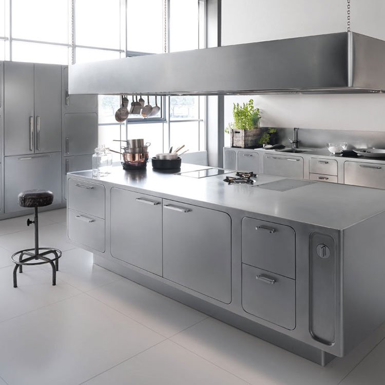 Custom Aluminium/Stainless Steel Modular Kitchen Cabinets Design Modern Kitchen Pantry Cabinet