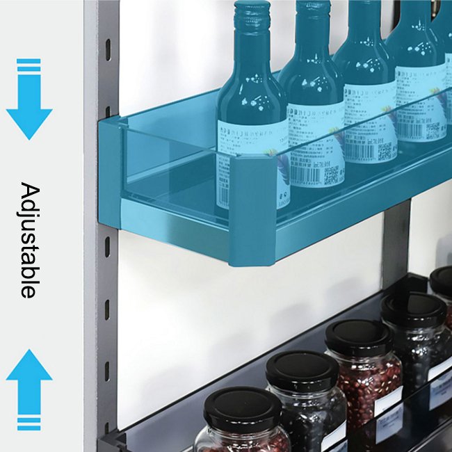 New design kitchen cabinet accessories pantry organizer storage unit pull out basket
