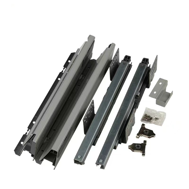 Supply Damping Buffer Concealed Slide Rail Damping pull basket riding horse drawing hidden buffer pull basket slide rail