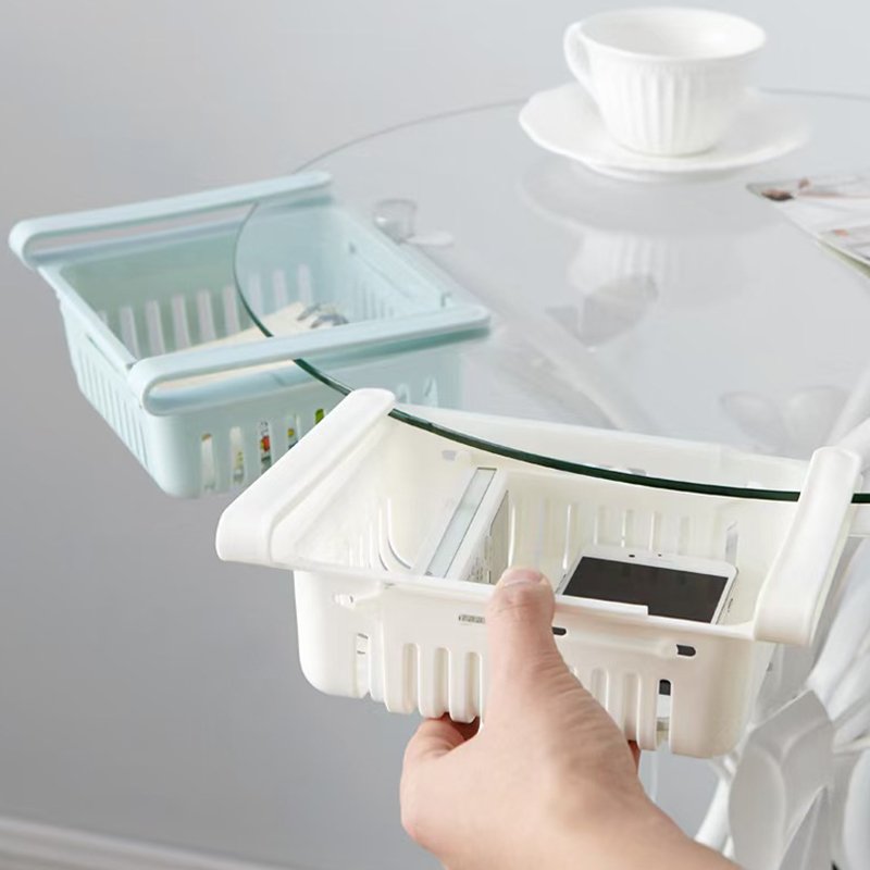 Creative Classification Shelf Storage Basket Retractable Drawer Organizer Refrigerator Organizer Drawer Basket