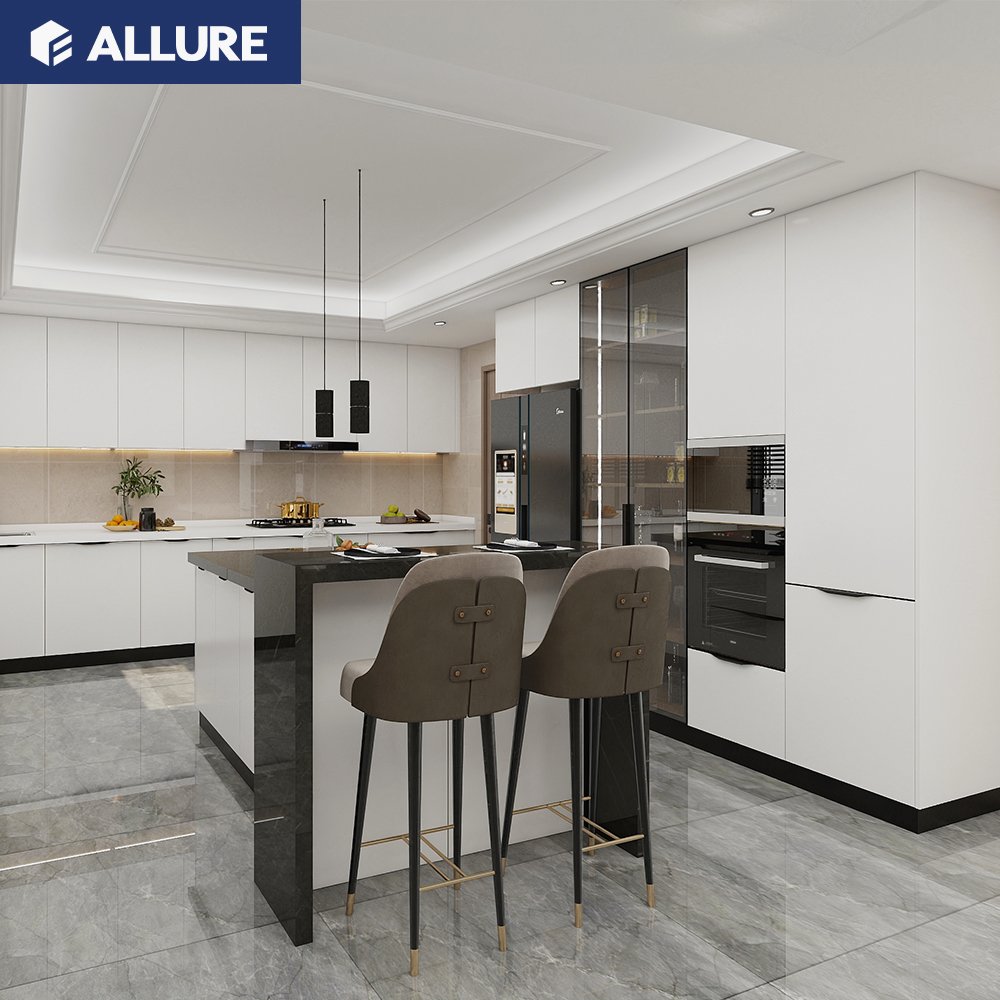 Allure Full Ethiopian smart Luxury Kitchenette Cupboards Accessories Custom Inset Modern Island Cuisine Cocina Kitchen Cabinet