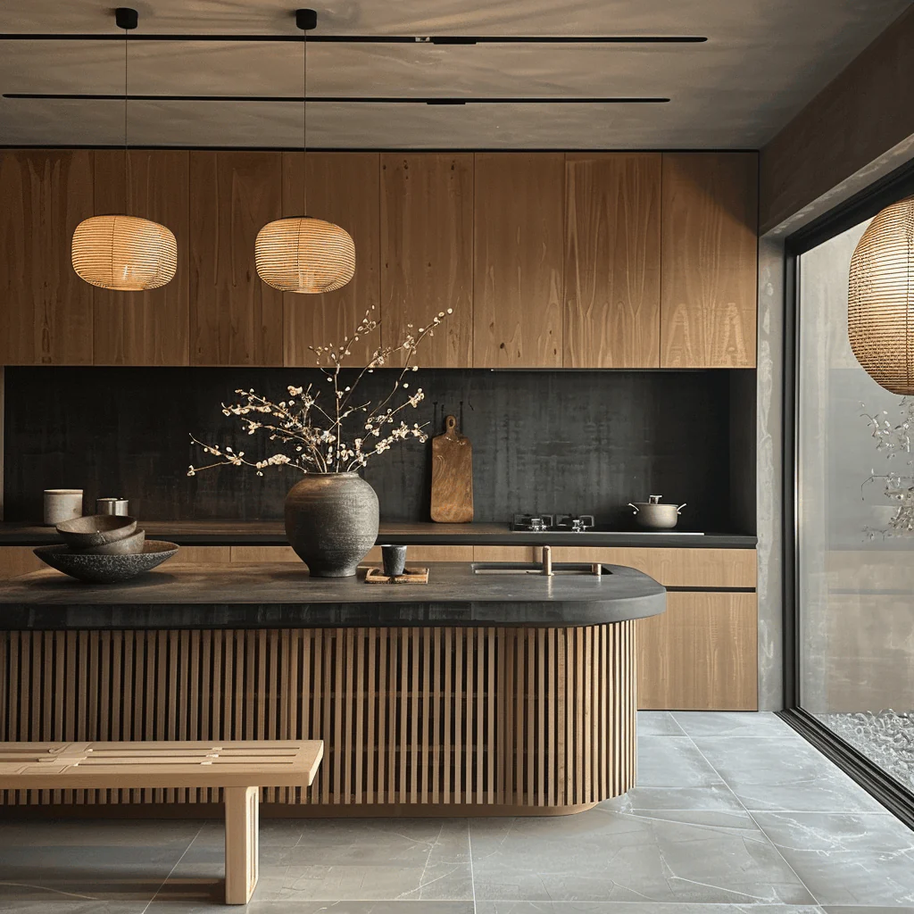 Vermonhouzz Customized Color Size Modern Design Wood Veneer Kitchen Wooded Cabinets Wooden Modular Kitchen Cabinet