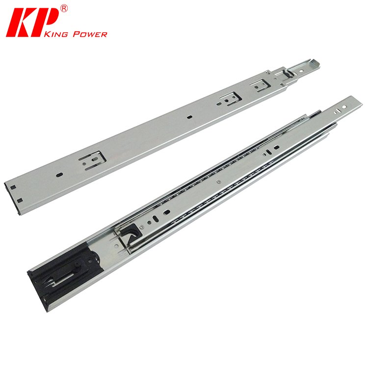 OEM design middle duty full extension 45mm self closing drawer slide