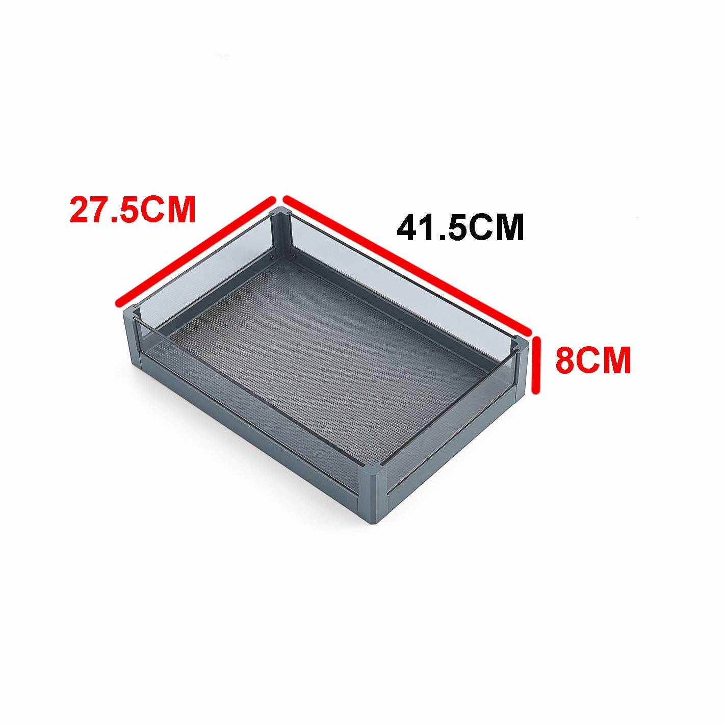 Kitchen universal magic corner for kitchen cabinet blind corner swing tray pull out cabinet magic corner glass grey basket