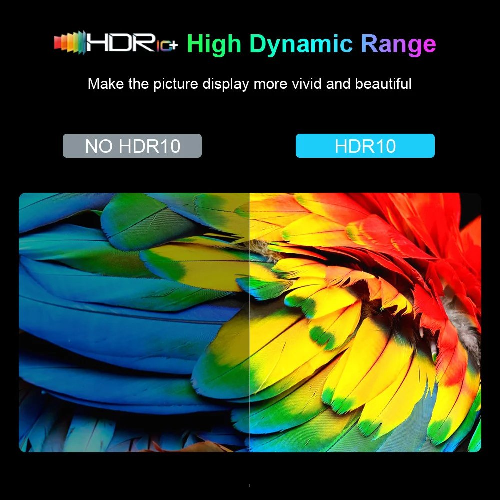 K8S(HK1) 2G+16G Android 13 Set-Top Box RBOX 8K Digital TV BOX Blue-tooth 4.0 Dual Band WiFi Quad Core Processor 8K Resolution