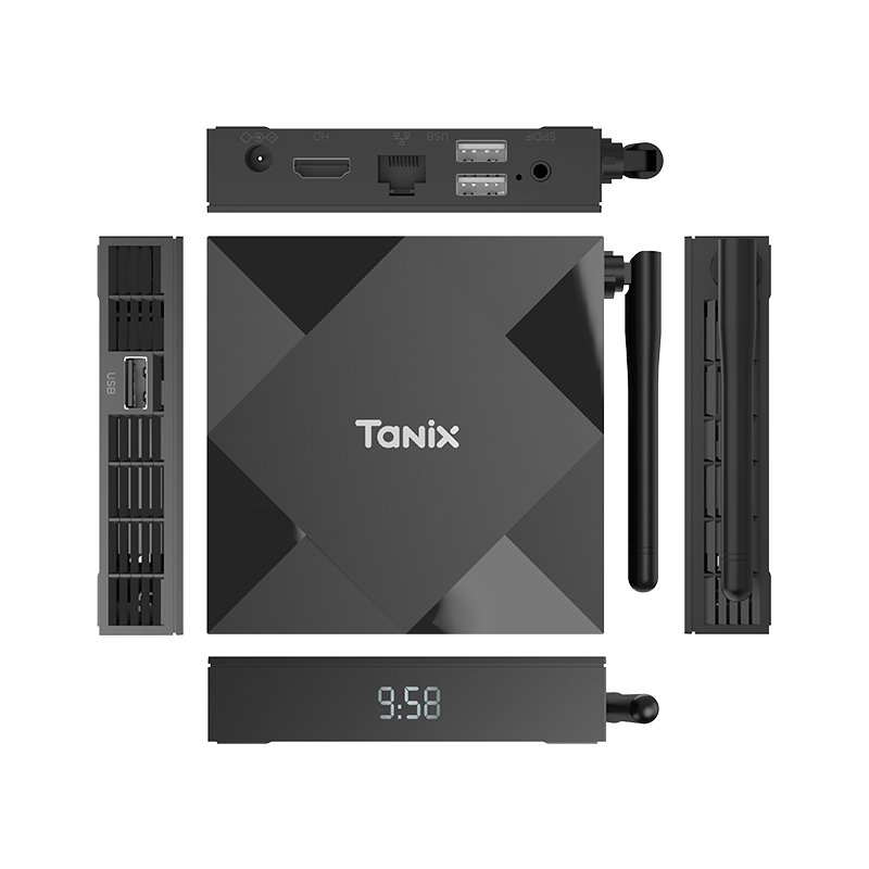 Brand Tanix 4GB Ram 32GB/64GB Rom Dual Wifi Android 10.0 Allwinner H616 tx6s Smart android tv box