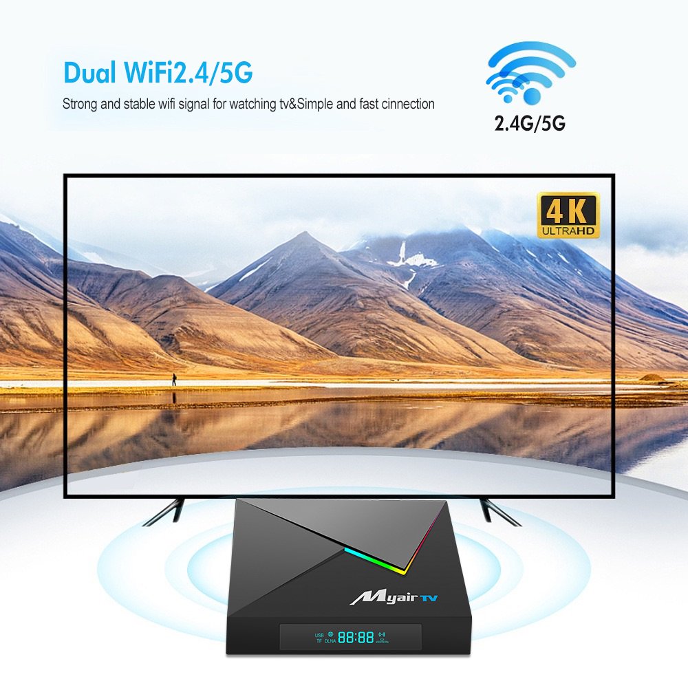 New ATV BOX S905X3 Android 11 2.4g/5g Wifi Media Play 4k Iptv Tv Box Decoder Android Tv Box