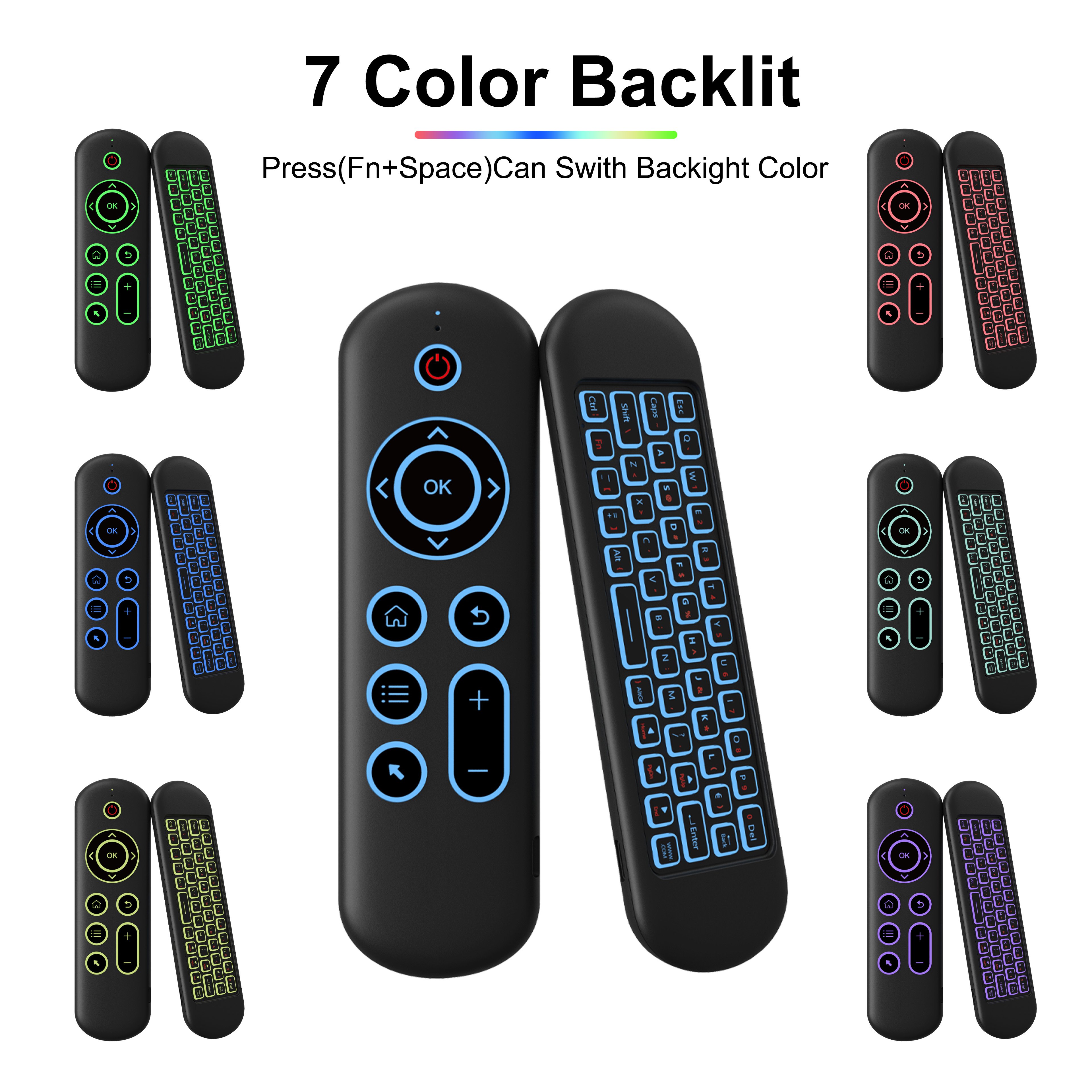 wholesale M5 Air Mouse 2.4G Wireless BT Dual Mode Keyboard Mouse Android TV set-top box Infrared Remote Control
