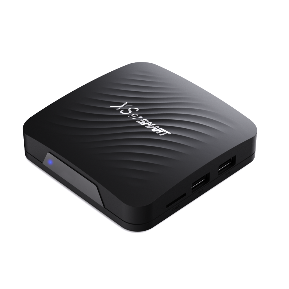 New Trend XS97 Smart Android 11 IPTV Set Top Box with 4GB RAM 32GB ROM BT 5.0 Amlogic S905Y4 Quad Core Processor 2.4G WiFi