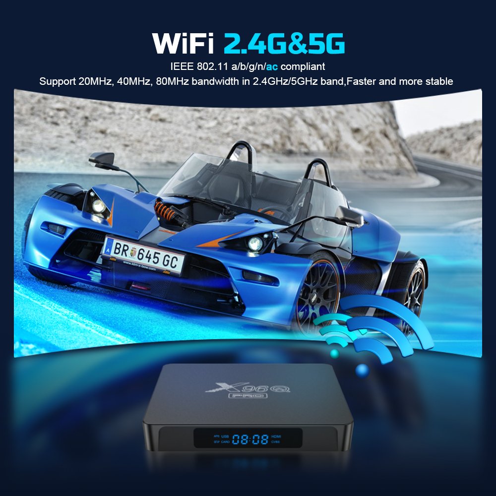 X96q pro Super Android 11.0 TV Box Allwinner H3 Smart TV Box 4K Set Top Box 2GB 16GB tv ott