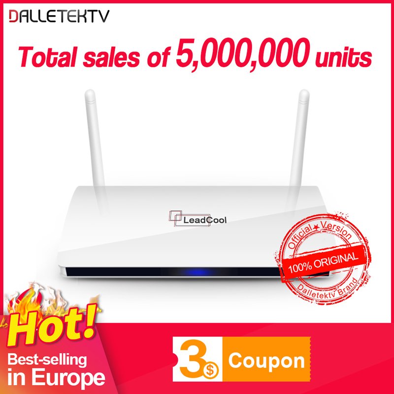 Leadcool Set-top Box 1+8S905W Android9.0 2.4Gwifi 100M Network Support 4k