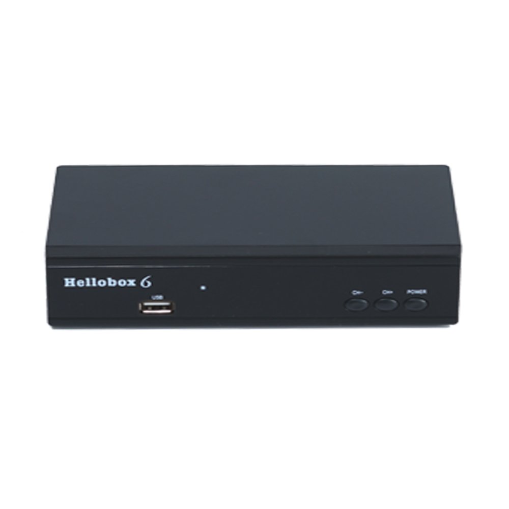Hellobox 6 H.265 HEVC 1080P Full HD Satellite TV Receiver Power vu DVB S2/S2X set top box Hellobox6
