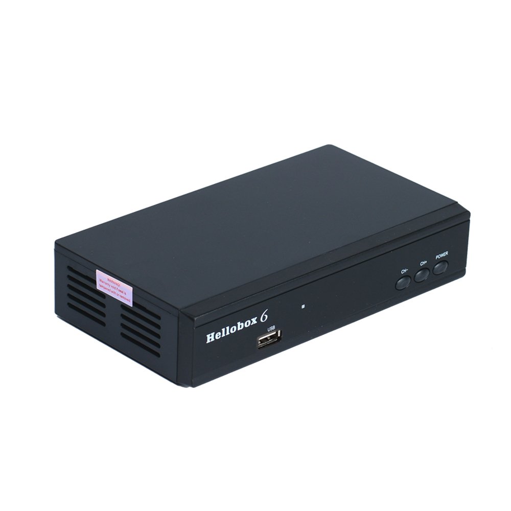 Hellobox 6 H.265 HEVC 1080P Full HD Satellite TV Receiver Power vu DVB S2/S2X set top box Hellobox6