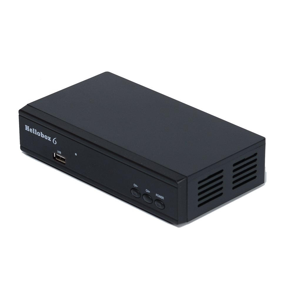 Hellobox 6 H.265 HEVC 1080P Full HD Satellite TV Receiver Power vu DVB S2/S2X set top box Hellobox6