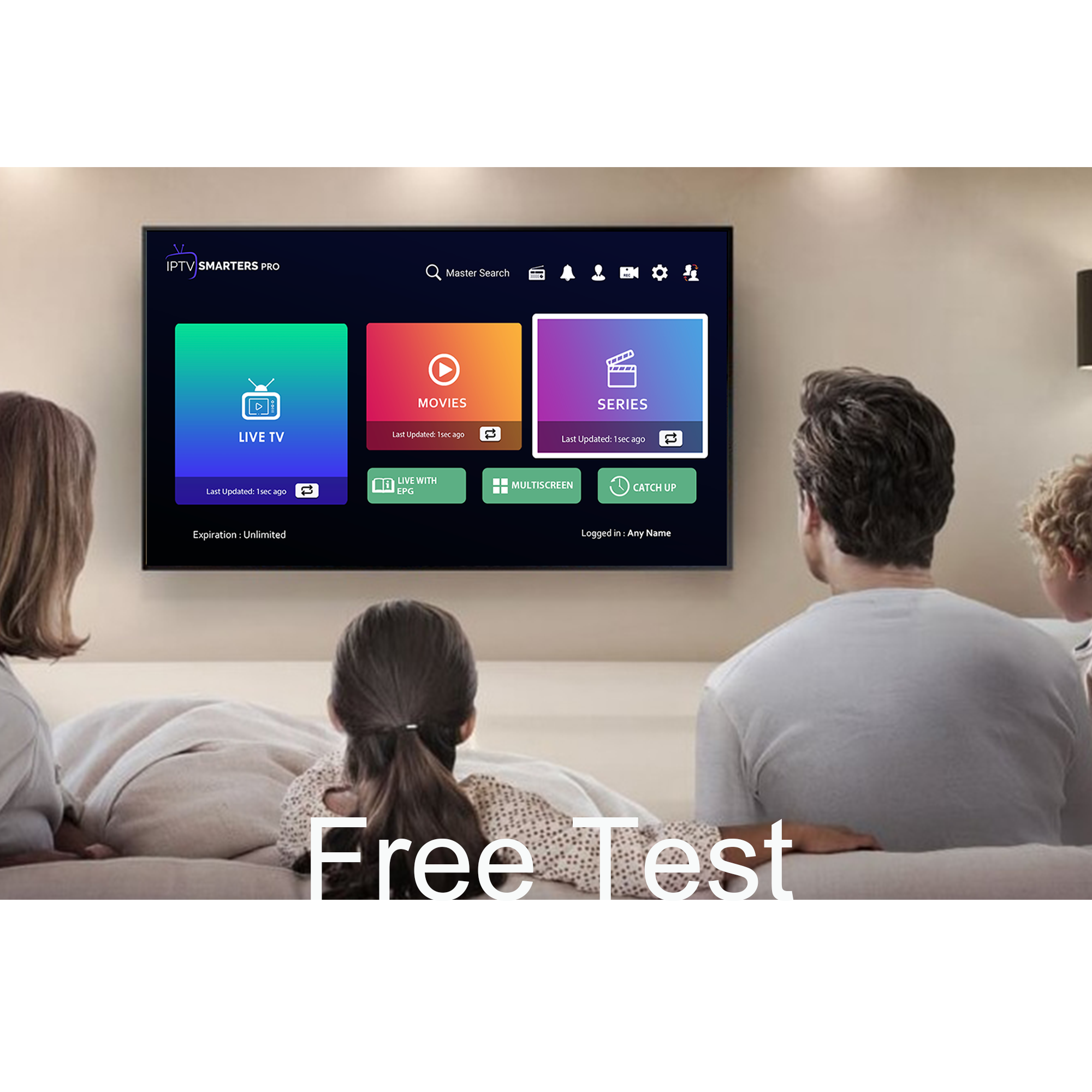 Mega Free test smarter TV 4k tv box stick Smart Set Top Box with TV channels for 1YEAR