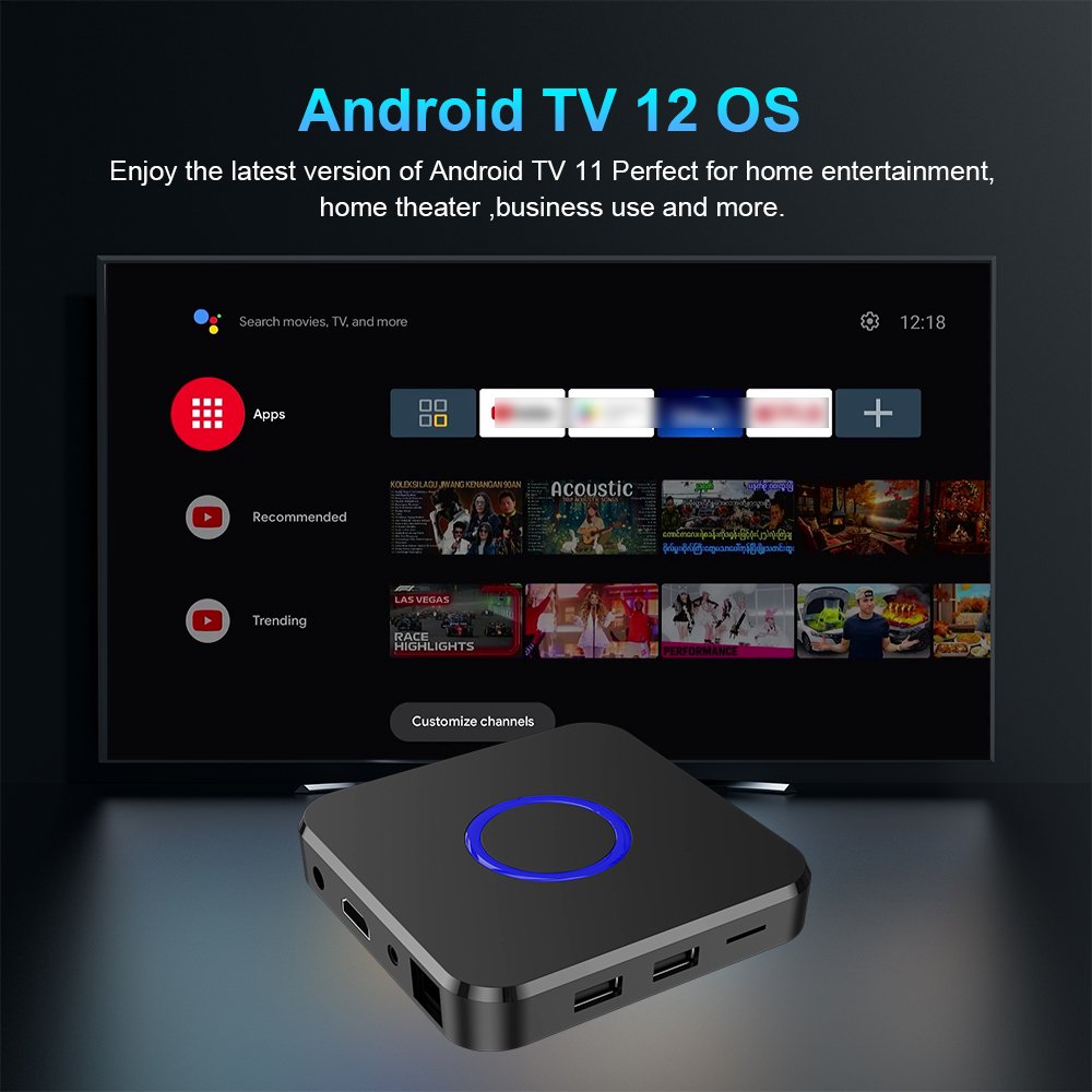 Topleo android tv box 2gb 16gb 4gb 32gb wifi 6 android 12 4k 2024 set top box android tv boxe