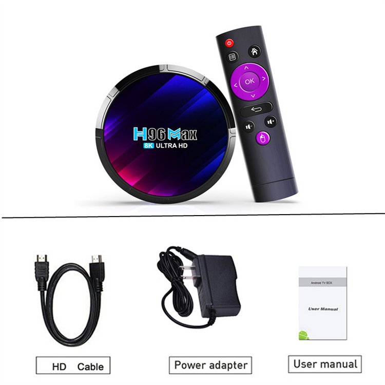 Android TV Box H96MAX RK3528 4GB RAM, 64GB ROM, Android TV Box