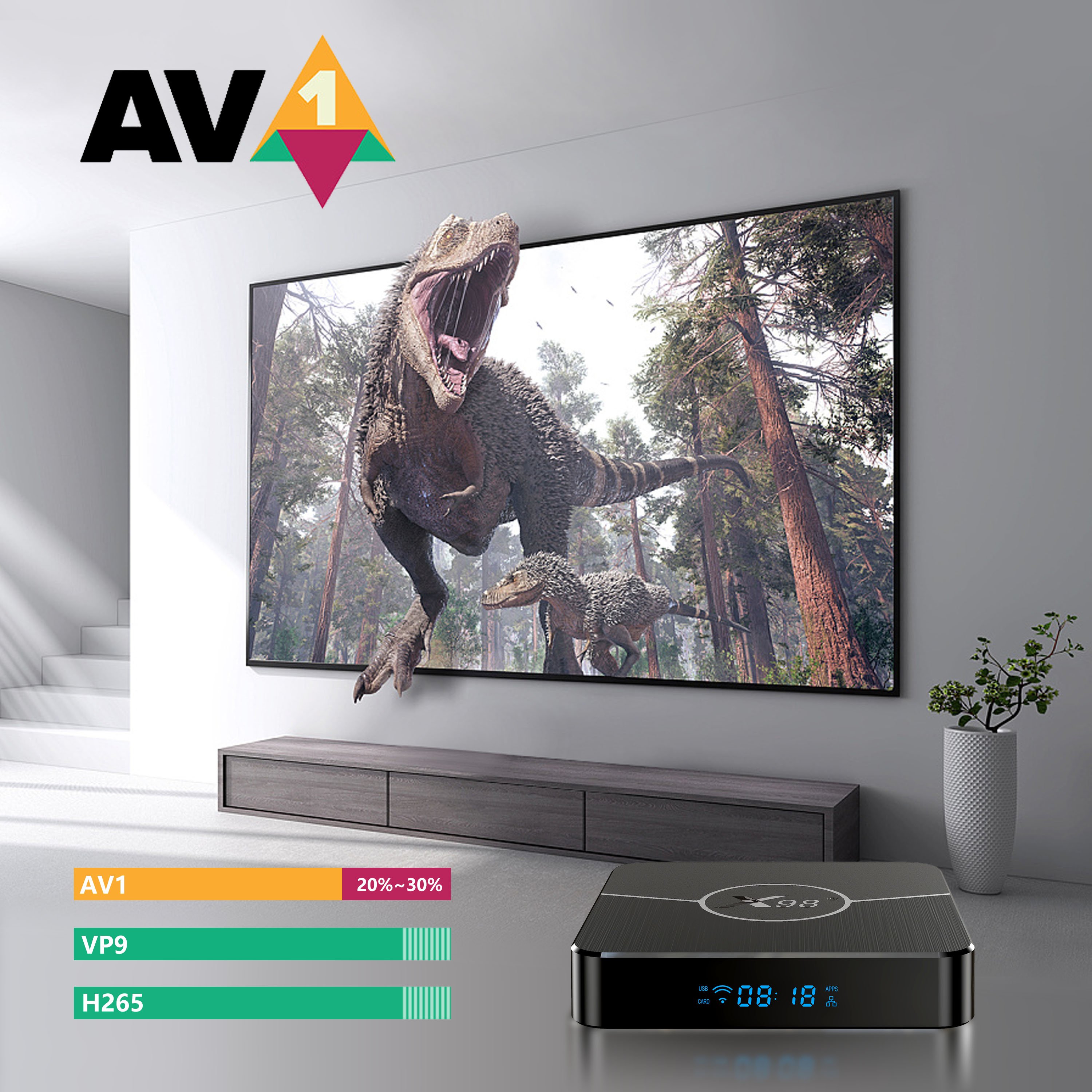 Discount offer Satisfaction guarantee Android11 4K online set-top TV box x98 plus Smart Box Support Multi Languages