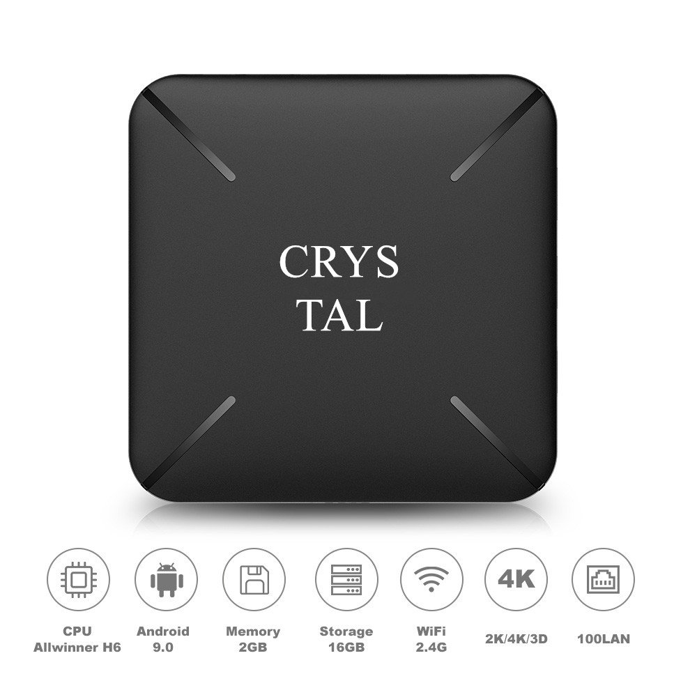 New Android 9.0 Leadcool 4K Set Top Box Amlogic Crystal RK3318 Quad Core Smart TV Box UHD Resolution