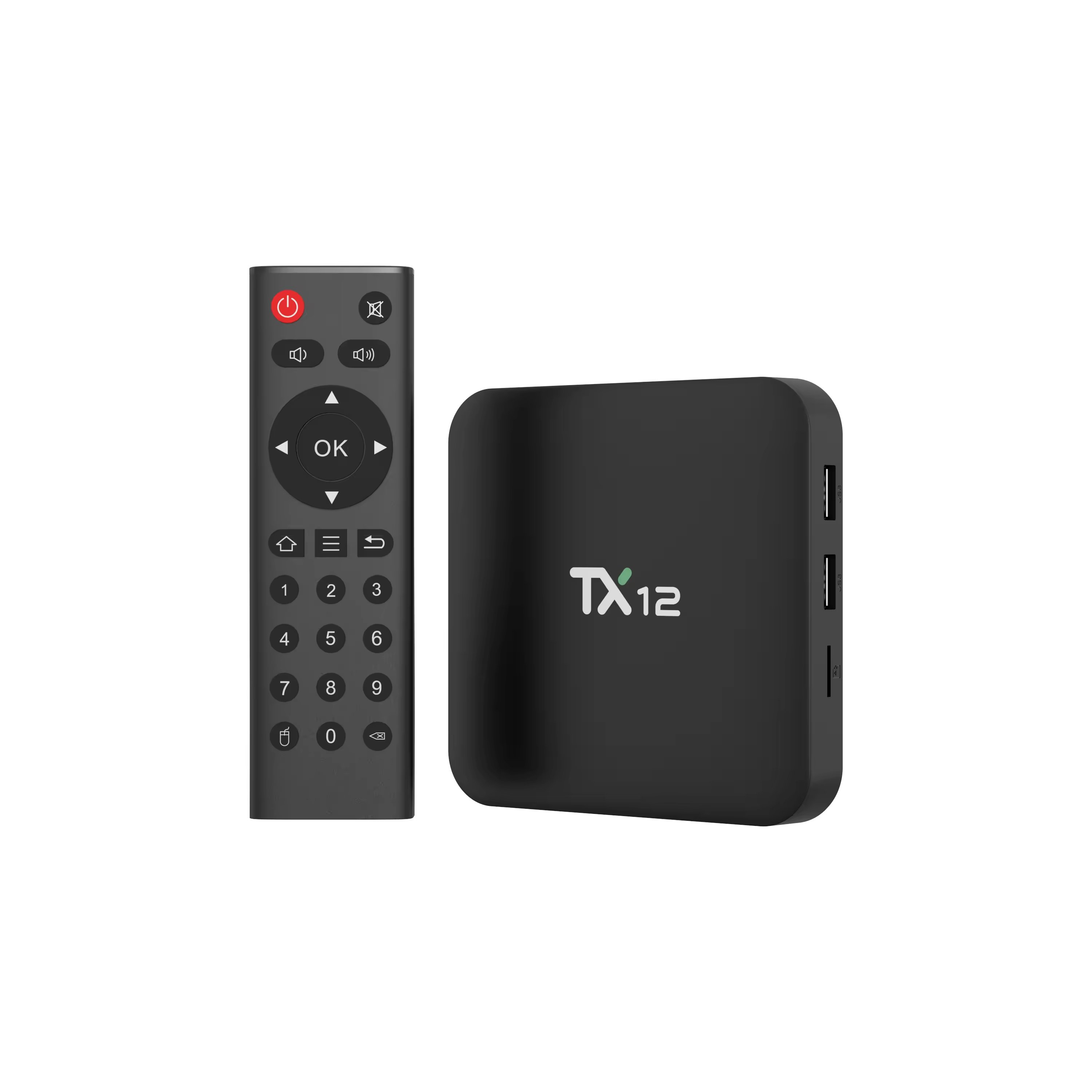 Smart OTT Box 2.4G/5Ghz Wifi BT5.0 Strong 4K Amlogic S905Y4 TV Box Android11 TX12 Set Top Box Tv