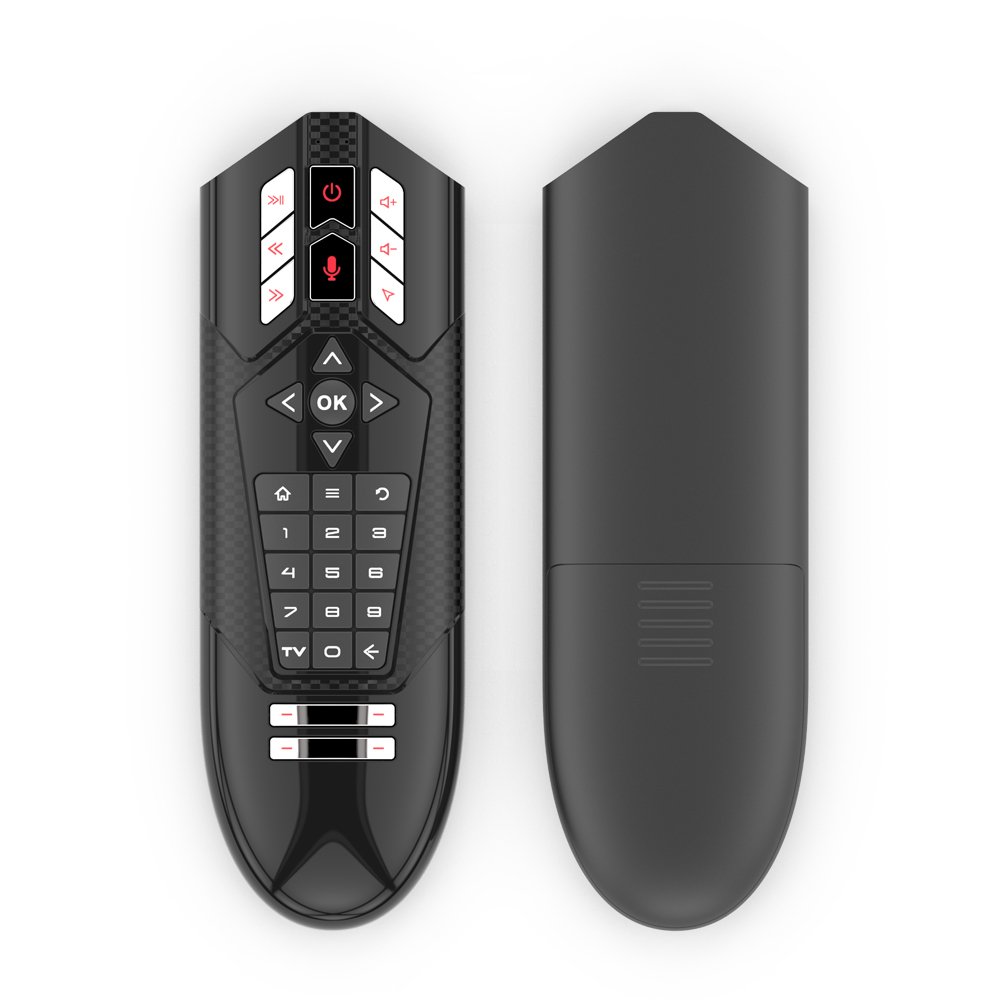 Intelligent F1 infrared learning wireless air voice flying mouse TV set-top box remote control