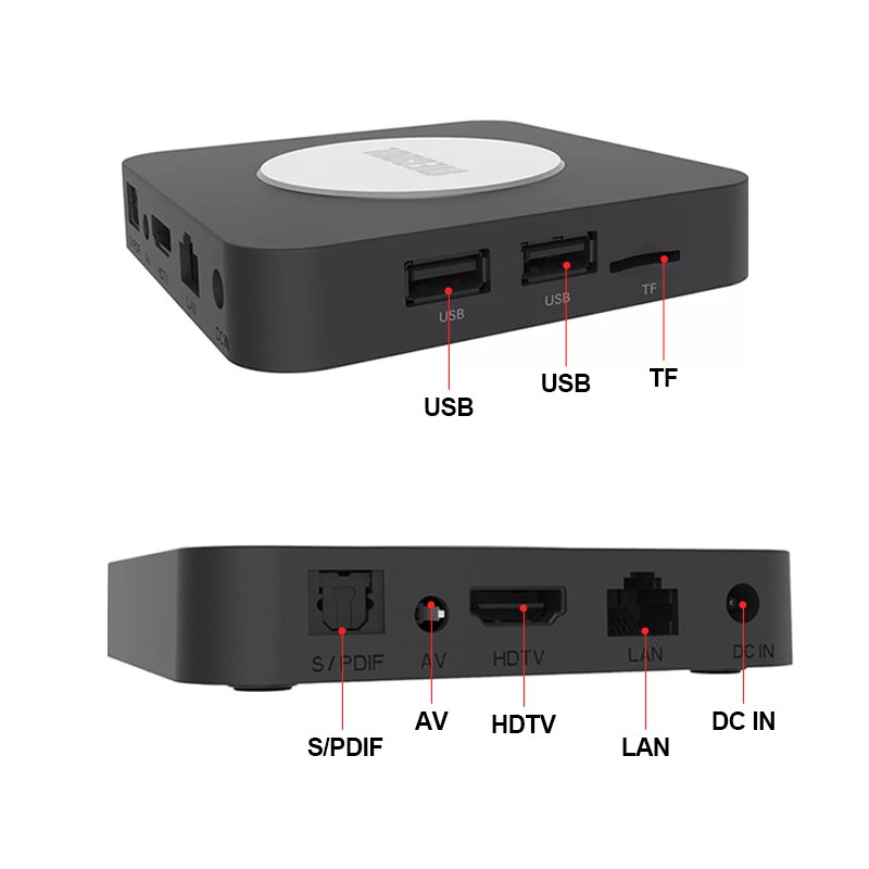 Mecool KM2 PLUS Android 11 Amlogic S905Y4 Google TV Box Certified 5G Wifi BT Remote Control Top Box 2GB ROM 16GB 8k Set Top Box
