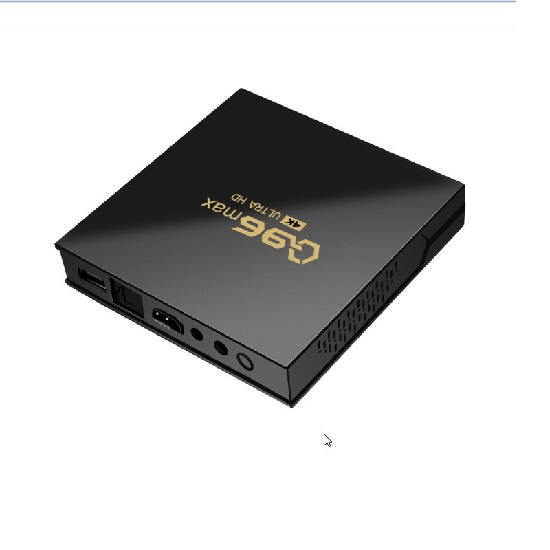 TD-Q96 Max Android 10.0 Smart Set Top Box Voice Assistant 4K 2.4G Wifi 1+8G iptv Box Top Box Network TV Player