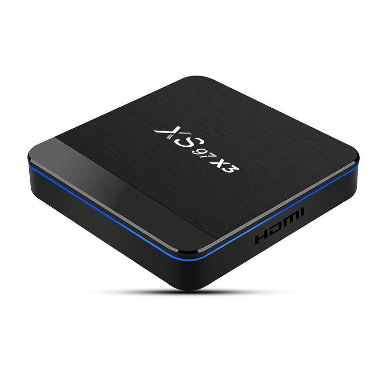 Best Brand 2024 XS97 X3 4+32 10+ HDR Android TV Box 2.4G WiFi S905X3 Quad Core 10+ HDR 32GB ROM H.265 Features Android 9