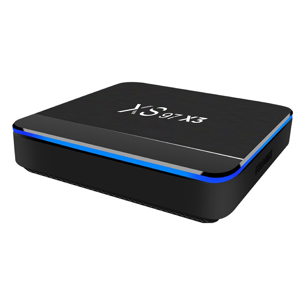 Best Brand 2024 XS97 X3 4+32 10+ HDR Android TV Box 2.4G WiFi S905X3 Quad Core 10+ HDR 32GB ROM H.265 Features Android 9