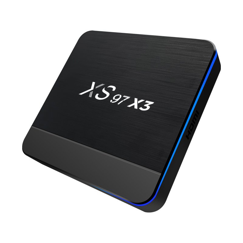 Best Brand 2024 XS97 X3 4+32 10+ HDR Android TV Box 2.4G WiFi S905X3 Quad Core 10+ HDR 32GB ROM H.265 Features Android 9