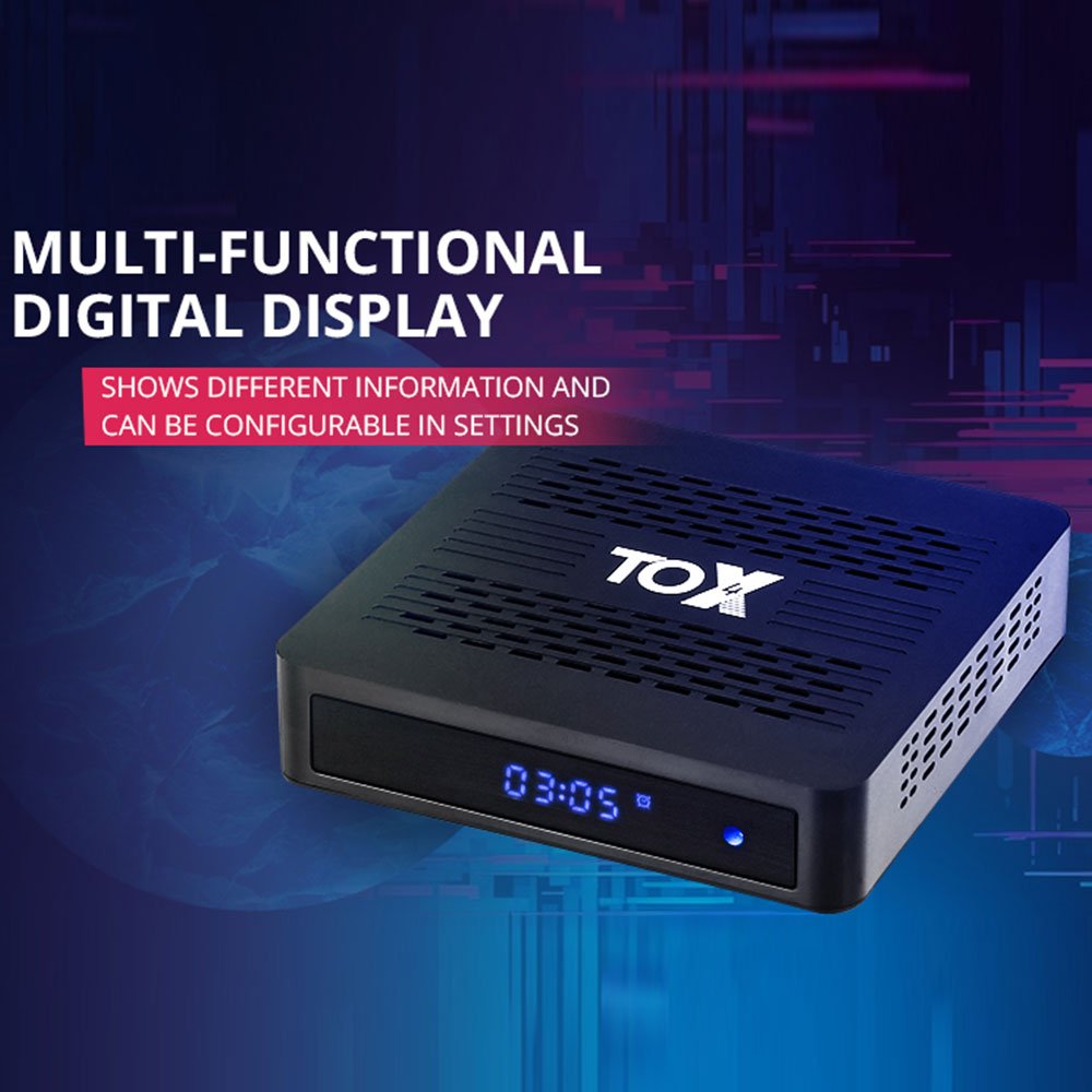 TOX4 Android13 Smart TVBox 4GB 32GB RK3528 Dual Wifi 1000M LAN BT5.0 Support H.265 4K 60fps DLNA USB3.0 Media Player Set Top Box