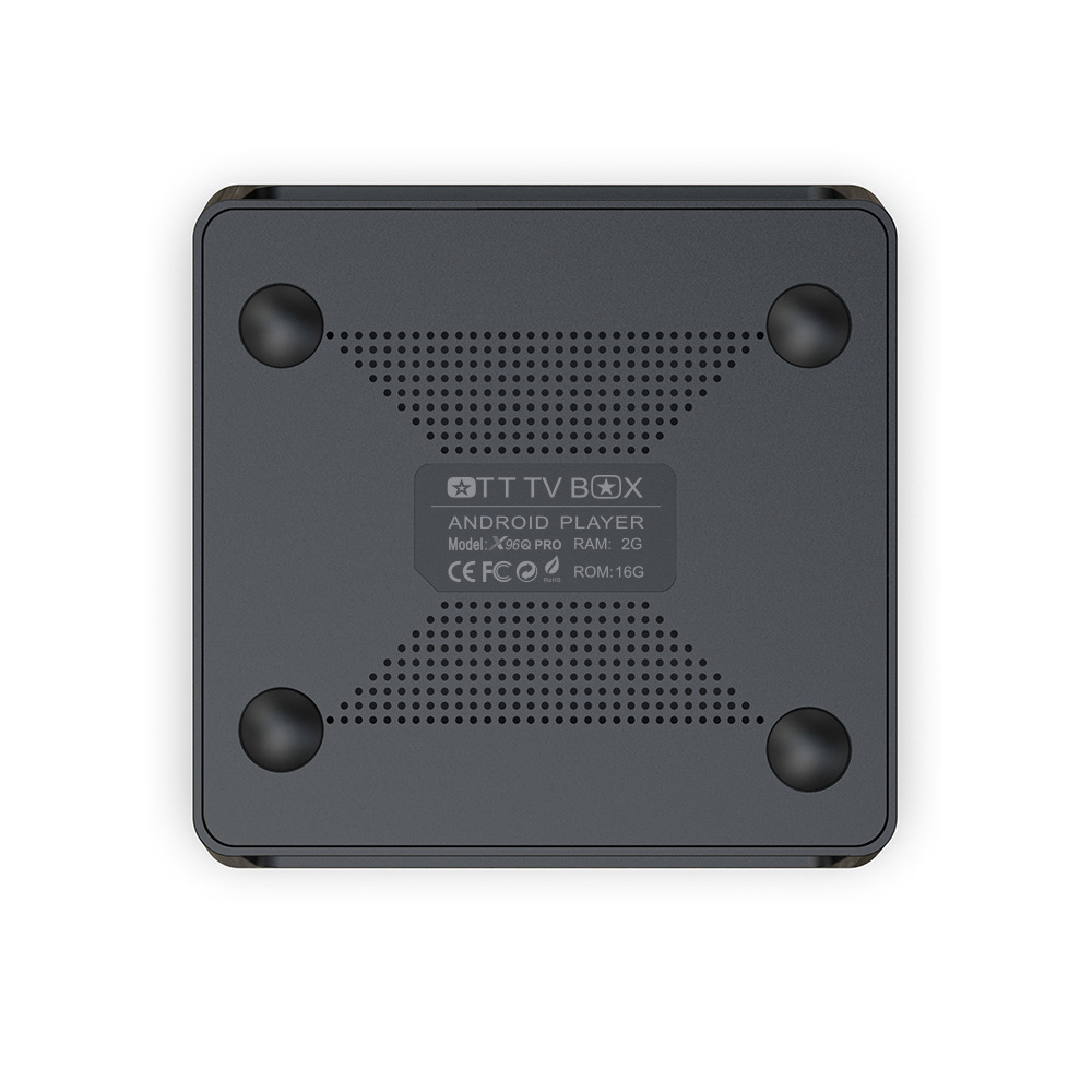 Quanzhi H313 X96Q PRO 1G+8G Android TV Box 4K Octa Core Set-Top Box with Android 10 & 11 for Foreign Trade