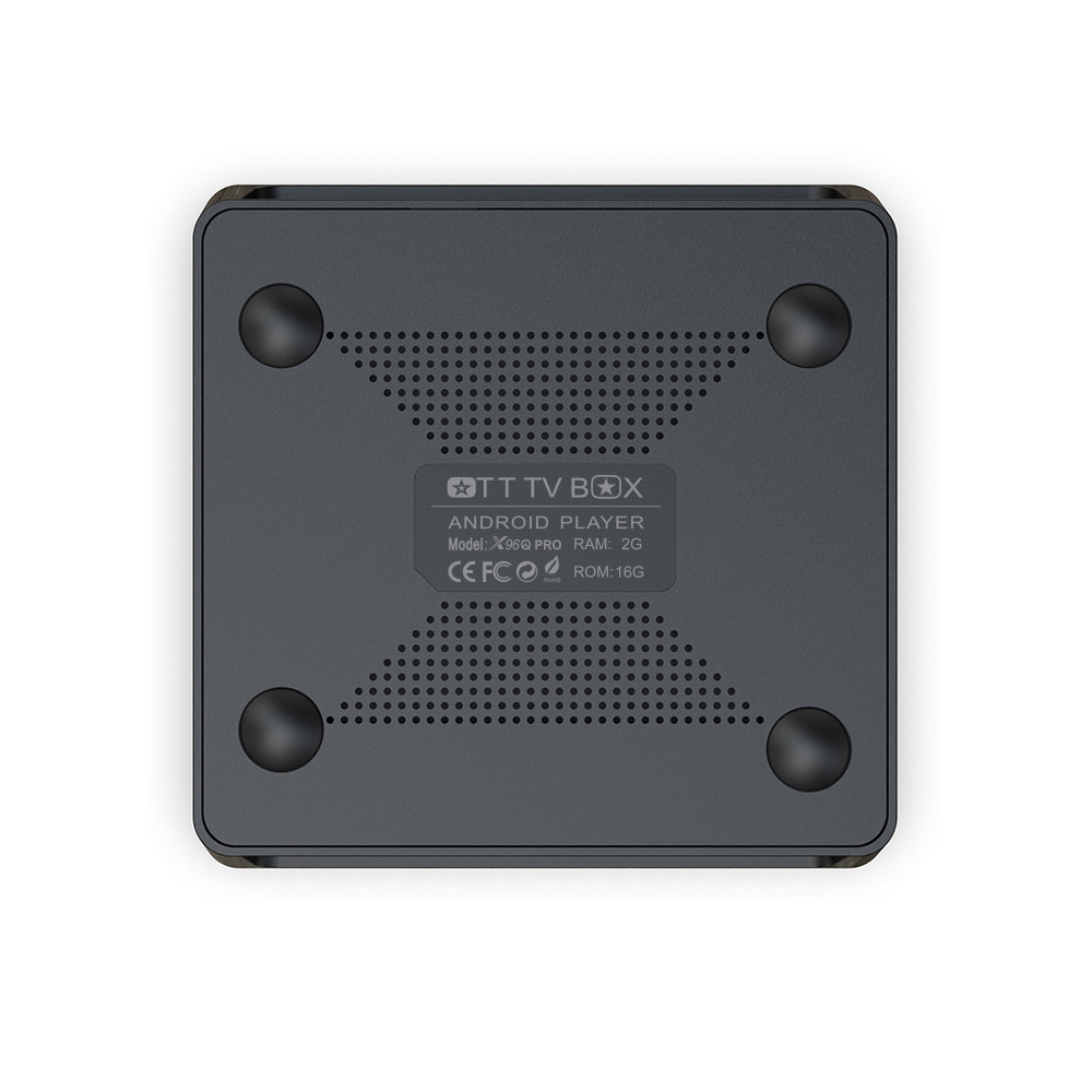 Quanzhi H313 X96Q PRO 1G+8G Android TV Box 4K Octa Core Set-Top Box with Android 10 & 11 for Foreign Trade