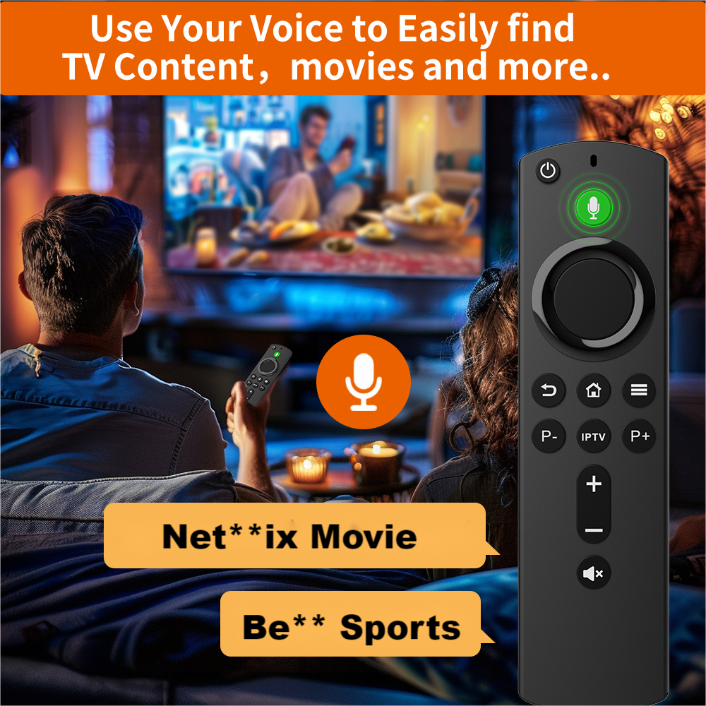 IPTV Voice Remote Control Replacement 4K Voice Assistant Streaming Device Cheapest Android TV set-top Box Free Test