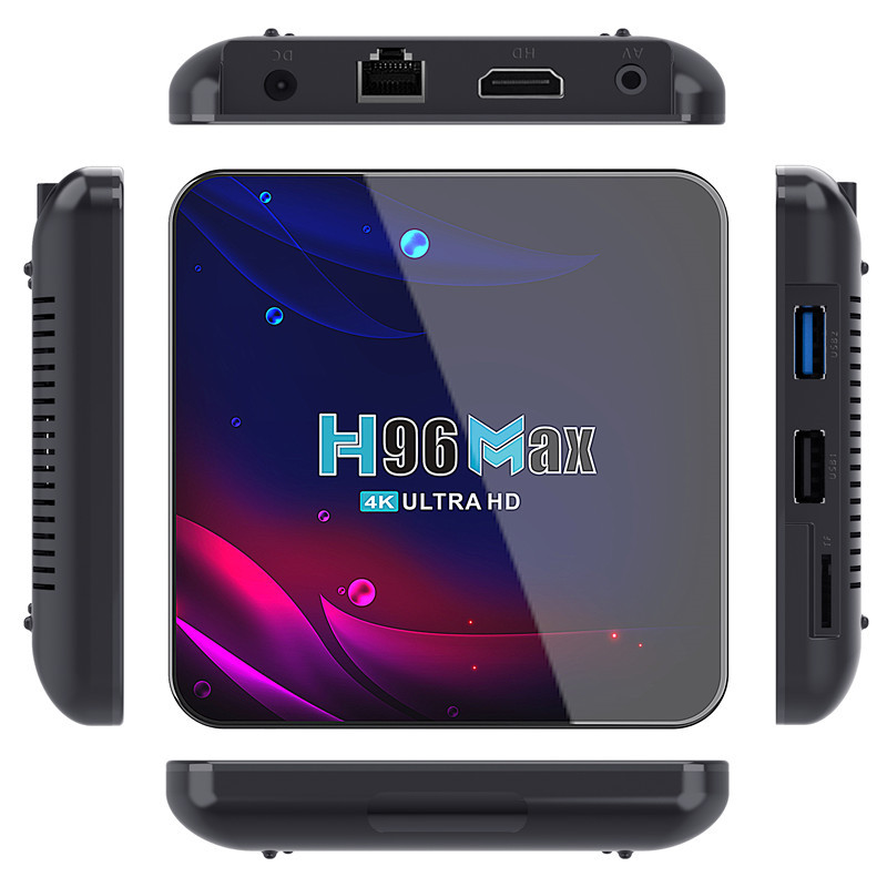 H96 MAX V11 RK3318 Android 11 TV BOX 4GB Ram 64GB Rom 5g 4k Quad Core Set Top Box