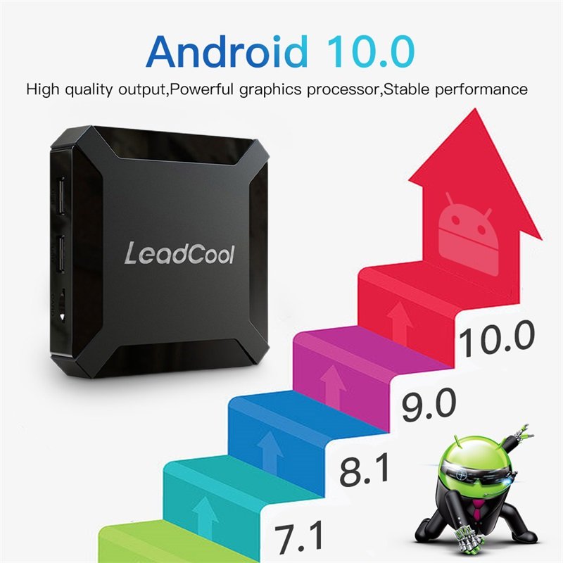 Allwinner H313 4K Android box 12 month Lxtream code fast deliver Leadcool 2GB 16GB ROM Android 4K Smart TV Box IPTV Set-top Box