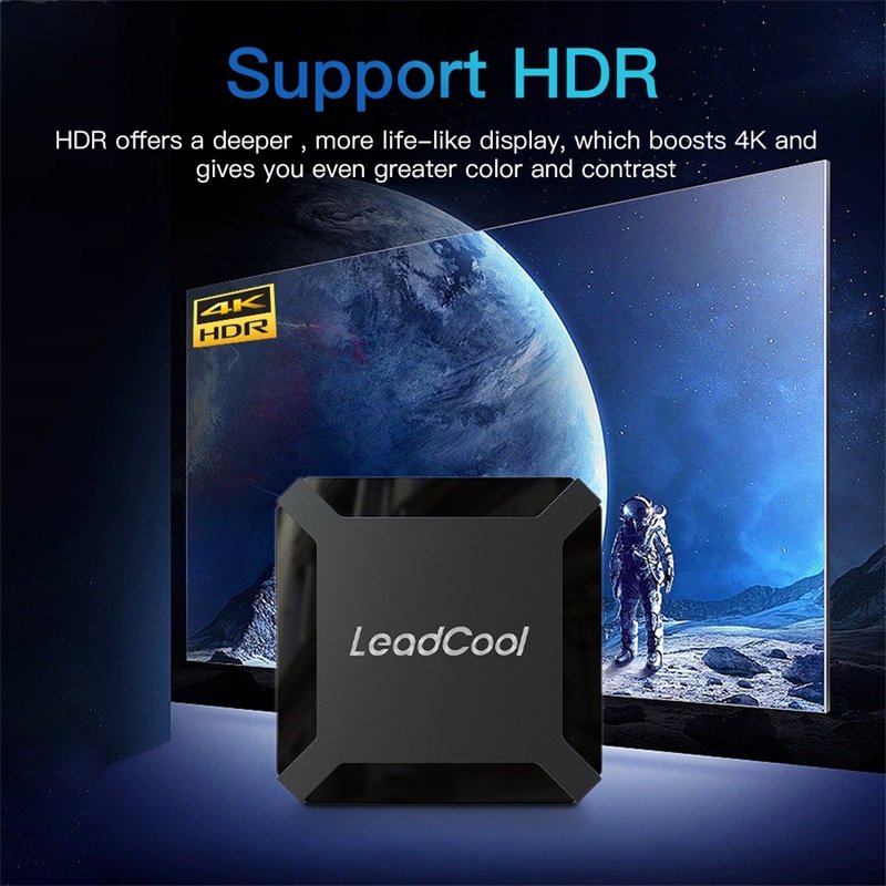 Allwinner H313 4K Android box 12 month Lxtream code fast deliver Leadcool 2GB 16GB ROM Android 4K Smart TV Box IPTV Set-top Box