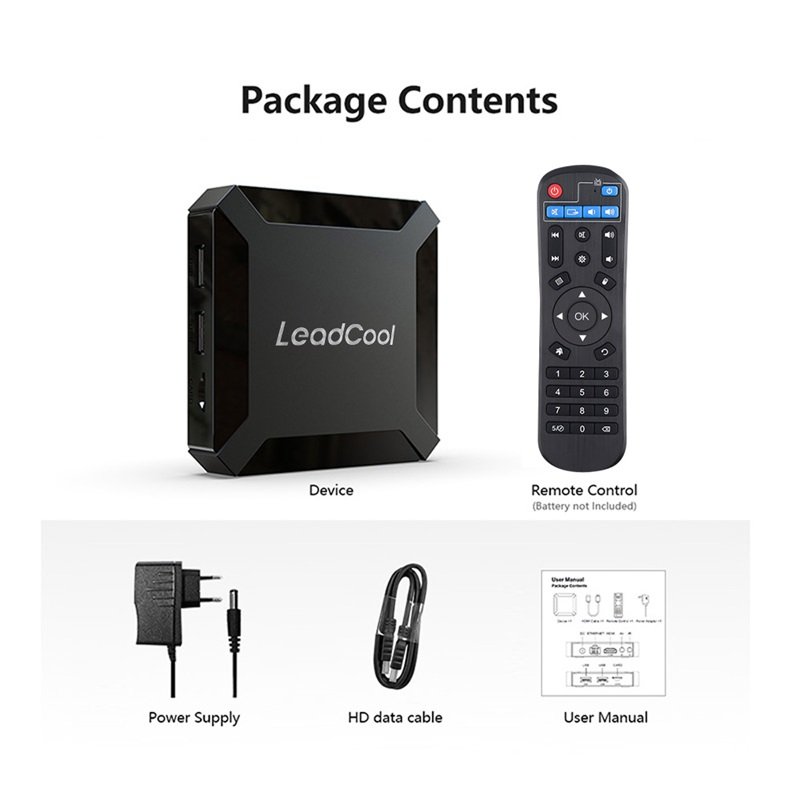 Allwinner H313 4K Android box 12 month Lxtream code fast deliver Leadcool 2GB 16GB ROM Android 4K Smart TV Box IPTV Set-top Box