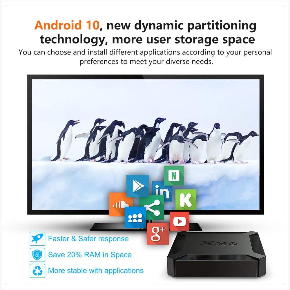 X96Q network set-top box Allwinner H313 4K HD WiFi Android 10 foreign trade TV box tv box