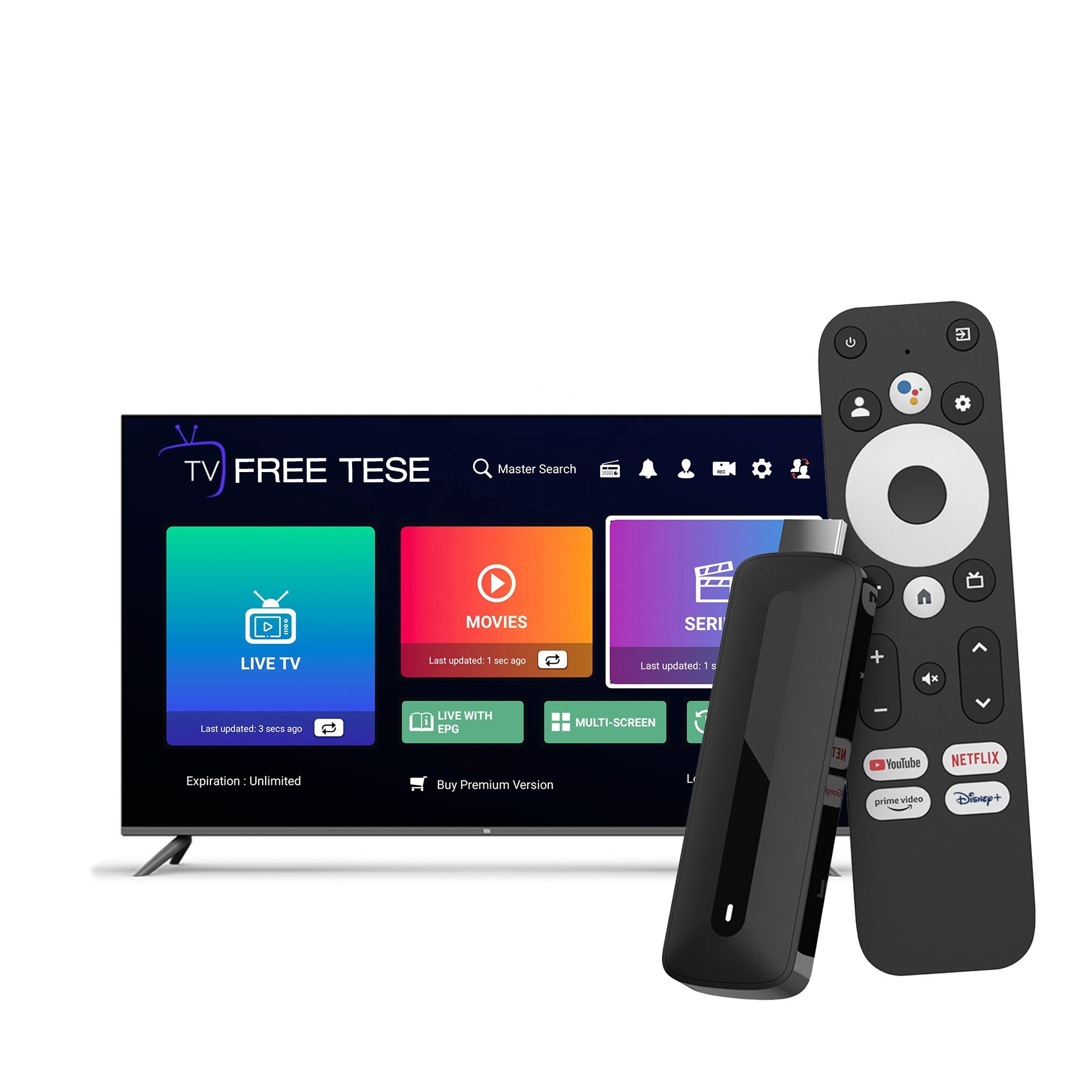 2024 Set-top box android11 4K with IPTV box interface Mobile TV box 2G 8G 32G