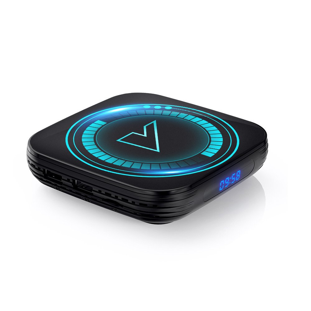 Hot sell dual wifi Bluetooth 4.0 Vontar allwinner H618 set-top box 2*USB 2.0 hd output android 12.0 media player tv box factory