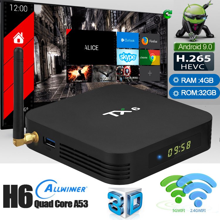 Best Android tv box 4+32G free test TV Box stable working